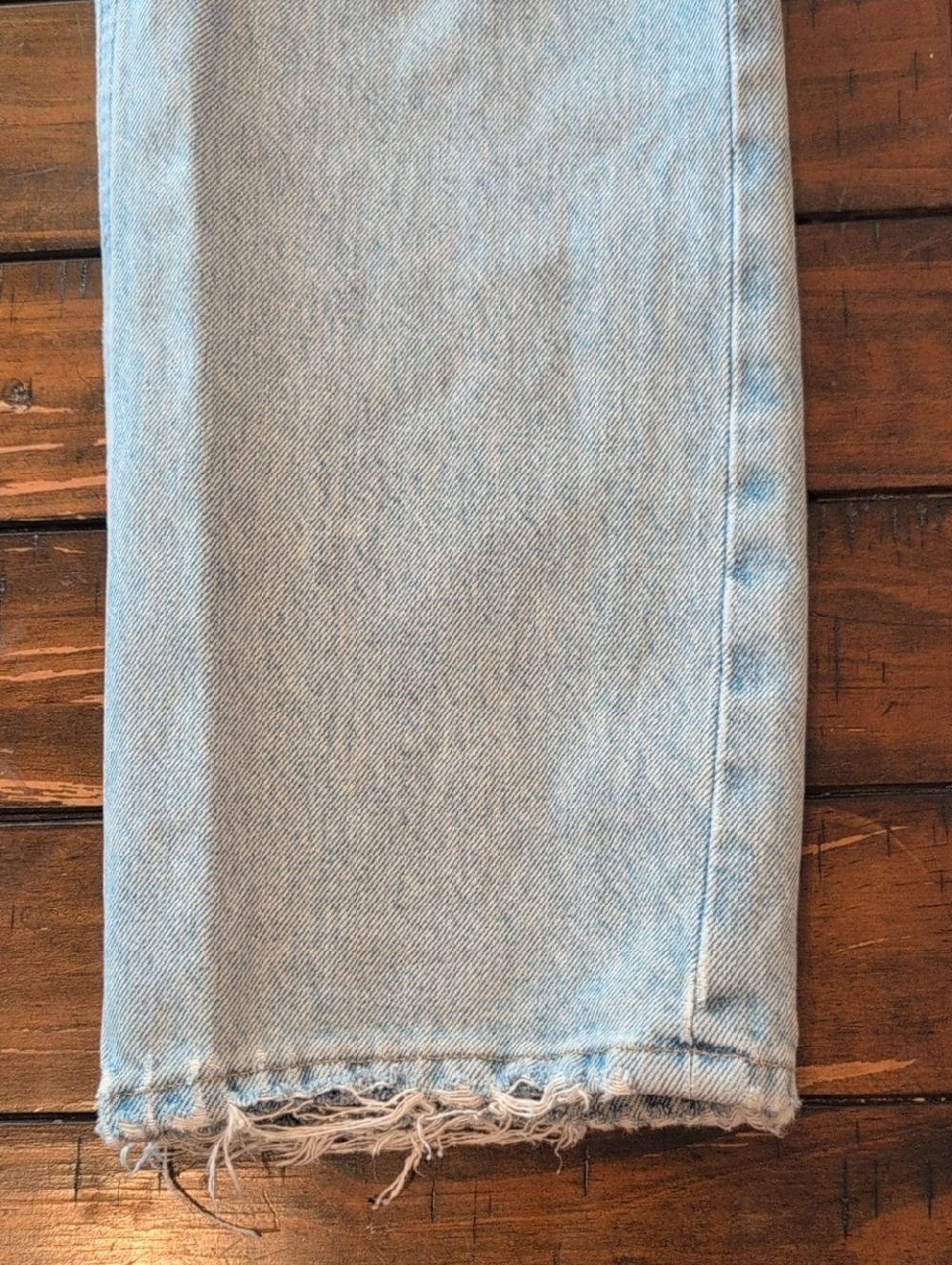 Agolde 90's Pinch Waist Distressed Straight Leg Jeans - Picture 4 of 12
